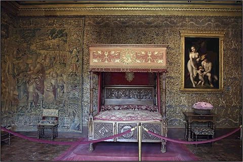 Спальня Марии Медичи в замке Шенонсо