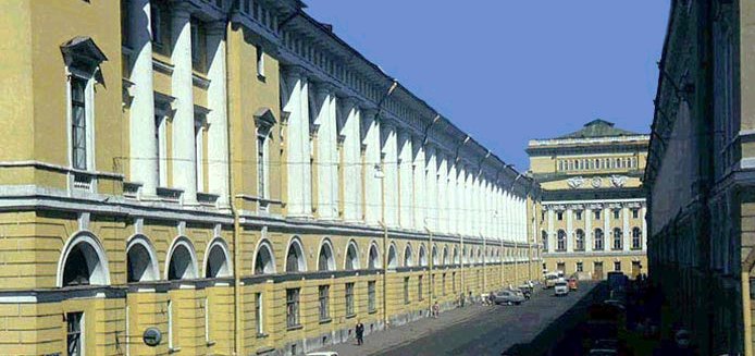 Улица Зодчего Росси. Архитектор К.Росси. 1828-1834, Санкт-Петербург