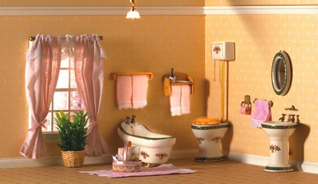 Ванная комната Traditional and Feminine